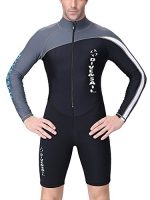 DIVE & SAIL Men 1.5mm One Piece UV Protection Wetsuit for Diving Snorkeling Swimming