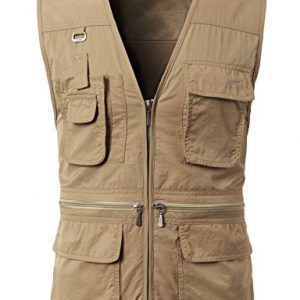 H2H Mens Fashion Casual Work Utility Hunting Travels Sports Vest with Multiple Pockets