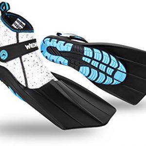 Wildhorn Topside Snorkel Fins - Compact Travel, Swim, and Snorkeling Flippers for Men and Women