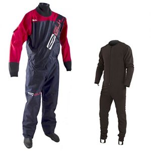 Gul Men's Gamma Front Zip Drysuit - Navy / Red