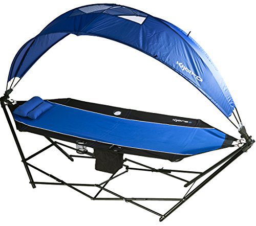 Kijaro All In One Portable Hammock with Detachable 180 Degree Rotating Canopy and Cooler