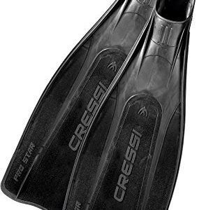 Cressi Scuba Diving Fins - Reactive Full Foot Pocket Fins - PRO STAR made in Italy by quality since 1946