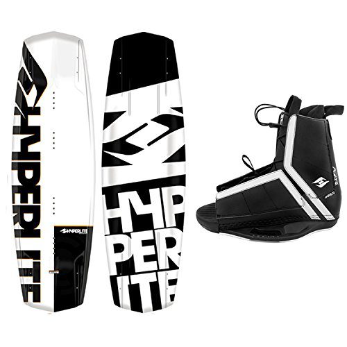New 2018 Hyperlite Wakeboard Agent with Hyperlite Agent Bindings Fits Most Shoe Sizes