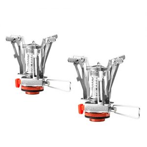 Etekcity Ultralight Portable Outdoor Backpacking Camping Stoves with Piezo Ignition (2pack)