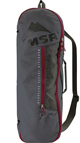 MSR Snowshoe Bag Gray, Tote Bag for Carrying, Packing and Storing Snowshoes, Fits Snowshoes Up to 25-Inches