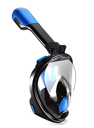 Ranersports 180° full face snorkel mask with Large viewing area