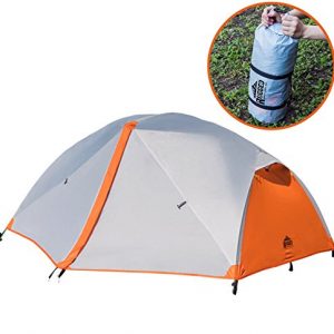 Rugged Mountain Co. 2 Person Tent for Camping - Backpacking