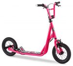Mongoose Expo Scooter 12" Air Inflated Wheels, Kids, Grey Gray