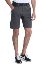 MIERSPORTS Lightweight Men's Cargo Shorts Water Resistant Outdoor Shorts with 4 Zip-closed Pockets - Image 2