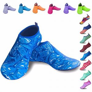 Peicees Mens and Womens Water Shoes Quick Dry Dive Beach Aqua Water Socks
