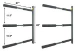 StoreYourBoard SUP Rack | 3 Paddleboard Wall Storage - Image 2