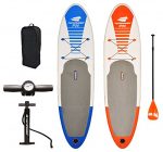 Pathfinder Inflatable SUP Stand Up Paddle Board, Complete KIT: Board, Fin, Pump, Paddle & Carry Bag