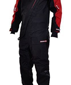 Crewsaver Cirrus Drysuit Including UnderFleece & Dry Bag in Black/RED