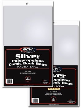 Silver Age Comic Bags and Backer Boards - 100ct