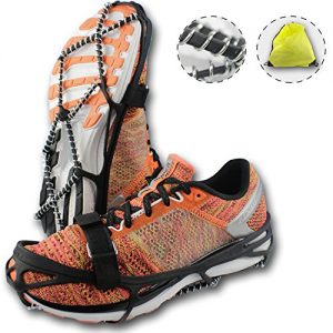 Traction Cleats, Crampons for Walking on Snow and Ice, Anti-slip Ice Grips, Snow Grips, Universal Size