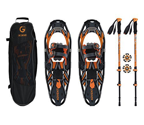 G2 GO2GETHER Snowshoes treking poles 4 items Kit Adult Sizes 21" 25" 30" 