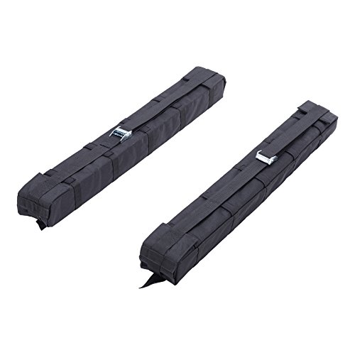 OrionMotorTech Universal Car Soft Roof Rack Luggage Carrier Surfboard Paddleboard