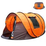 Oileus XL Instant Pop Up Tents for Camping 5-6 Person Tent with Sky-window Easyup-Fast Pitch