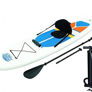 HydroForce White Cap Inflatable Stand Up Paddleboard SUP and Kayak 10'