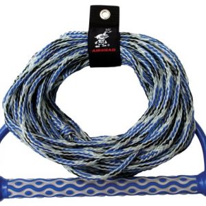Airhead Wakeboard Rope, 15" EVA Handle, 3 section