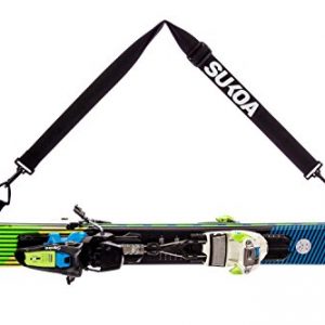 Ski Shoulder Sling with Cushioned Velcro Holder