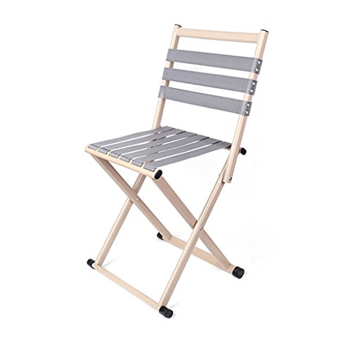 Spubote Outdoor Folding Stool Camping Lightweight Portable Chair to Carry Mini Aluminum Folding Sturdy Stool Beach,600D Oxford Cloth with Carry Bag 