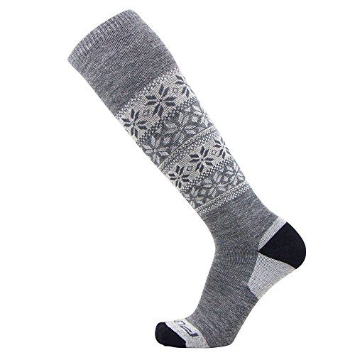 Alpaca Ski Socks – Warm Wool Ski Sock for Men and Women – Skiing, Snowboarding, Cold Weather, Winter – Made in USA