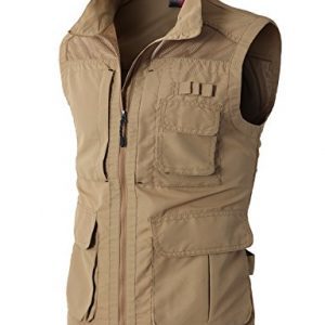 H2H Mens Casual Work Utility Hunting Travels Sports Vest with Multiple Pockets