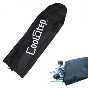 Dreamfire Waterproof Longboard Backpack Skateboard Shoulder Bag for Travel Skateboading Crusier Black 43inch Long
