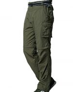 Men's Outdoor Anytime Quick Dry Convertible Lightweight Hiking Fishing Zip Off Cargo Work Pant #225