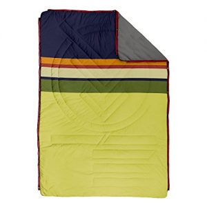 Voited Fleece Outdoor Pillow Blanket - Versatile Insulated & Water-Resistant Blanket for Camping, Hiking, Picnics & the Beach