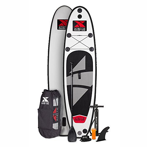 XTERRA Boards Inflatable 10' Stand Up Paddle Board Premium SUP Bundle
