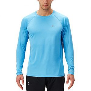 NAVISKIN Men's Sun Protection UPF 50+ UV Outdoor Long Sleeve T-Shirt