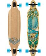 Sector 9 Bamboo Lookout Drop-Thru Complete Longboard Skateboard - 9.62x41.12/31 wheelbase