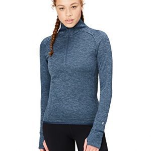 Core 10 Women's Be Warm Fitted Thermal Fitted Run Half-Zip (XS-XL, Plus Size 1X-3X)