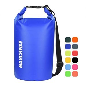 Roll Top Sack Keeps Gear Dry for Kayaking, Rafting, Boating, Swimming, Camping, Hiking, Beach, Fishing
