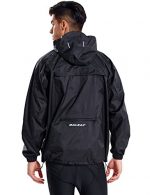 Baleaf Unisex Packable Outdoor Waterproof Rain Jacket Hooded Raincoat Poncho