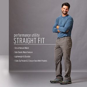 Wrangler Men's Authentics Outdoor Performance Side Elastic Utility Pant ...