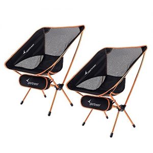 Sportneer Portable Lightweight Folding Hiking Picnic Camping Chair