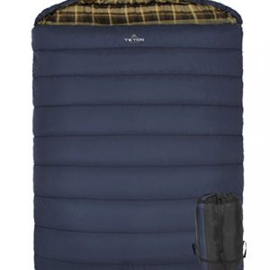 Teton Sports Mammoth Queen Size Sleeping Bag; Warm and Comfortable