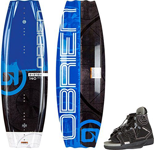 O'Brien System Wakeboard with Clutch 8-11 Bindings, 140cm