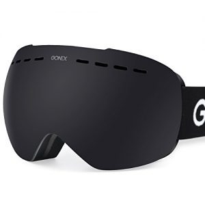 Gonex OTG Ski Goggles, Oversized Snow Snowboard Goggles Anti-fog UV Protection
