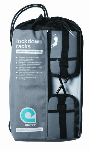 SUP Soft Rack LOCKDOWN SUP Racks - Premium Stand Up Paddle Board Car Racks by Curve (set of 2)