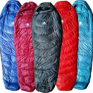 Hyke & Byke Down Sleeping Bag for Backpacking – Shavano 32 Degree F Ultralight