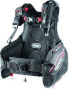 SEAC Ego Scuba Diving BCD, Black/Red