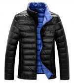 ZSHOW Men's Lightweight Stand Collar Packable Down Jacket