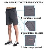 MIERSPORTS Lightweight Men's Cargo Shorts Water Resistant Outdoor Shorts with 4 Zip-closed Pockets - Image 4