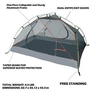 Rugged Mountain Co. 2 Person Tent for Camping - Backpacking ...