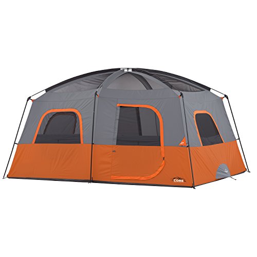 CORE 10 Person Straight Wall Cabin Tent - 14' x 10' | OutdoorFull.com