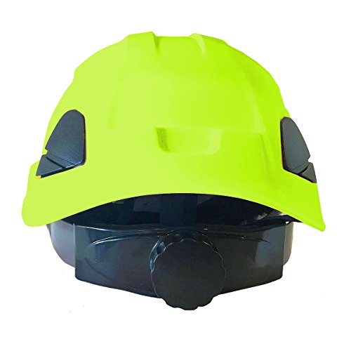 ProClimb Gem Work and Rescue ANSI HIVIS Helmet Z89.1-2014 Type I Class E Certified with drawstring storage bag 
